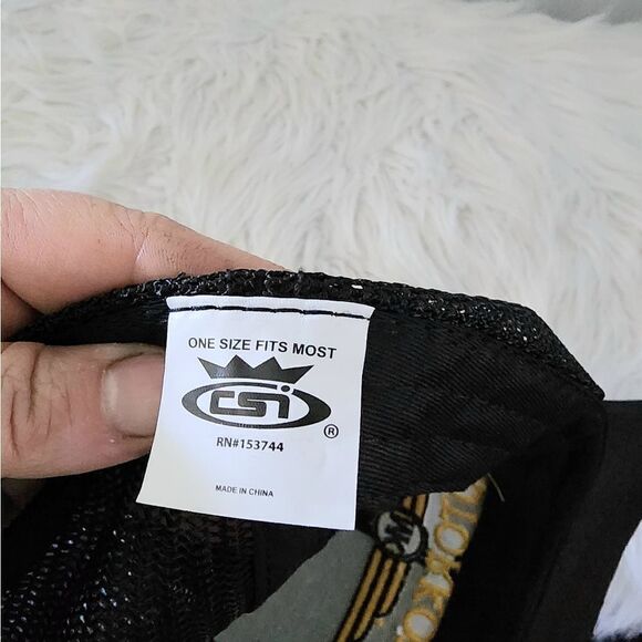 MOTORKOTE TRUCKER HAT LIMITED EDITION BLACK WITH GOLD LOGO SNAPBACK - Picture 4 of 4